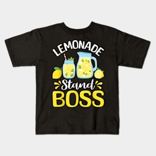 Lemonade Stand Boss T-Shirt Kids T-Shirt